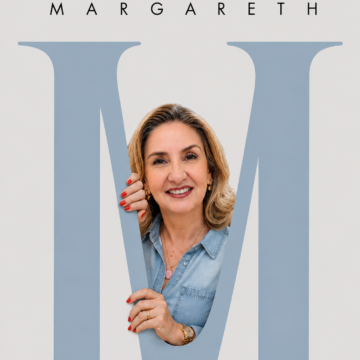 Pôster tipográfico com letra