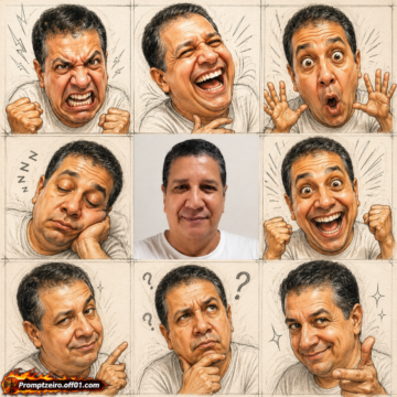 Caricaturas dinâmicas